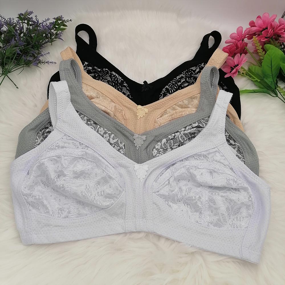 Cotton Bra Everyday - レディースブラジャー 大きいカップ C D E F