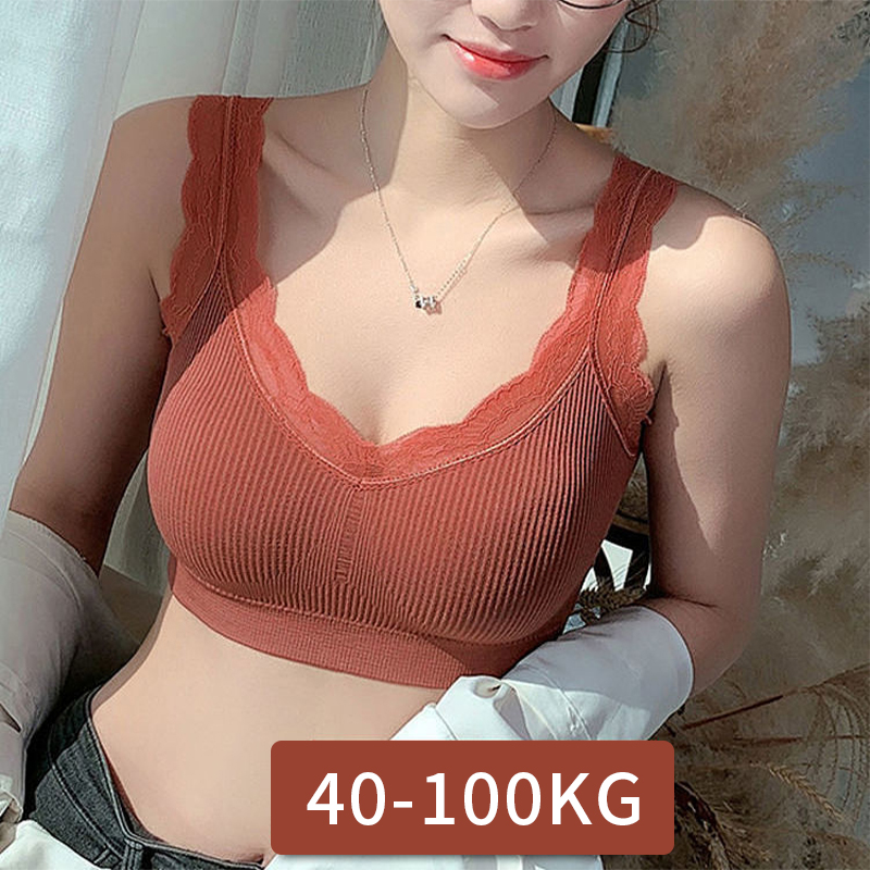 Underwire Bra Padded - セクシーなレースのブラジャー女性のための骨なしアンダープッシュアップスポーツベストタンクトップパッド見えないバックブラジャーなしカップ