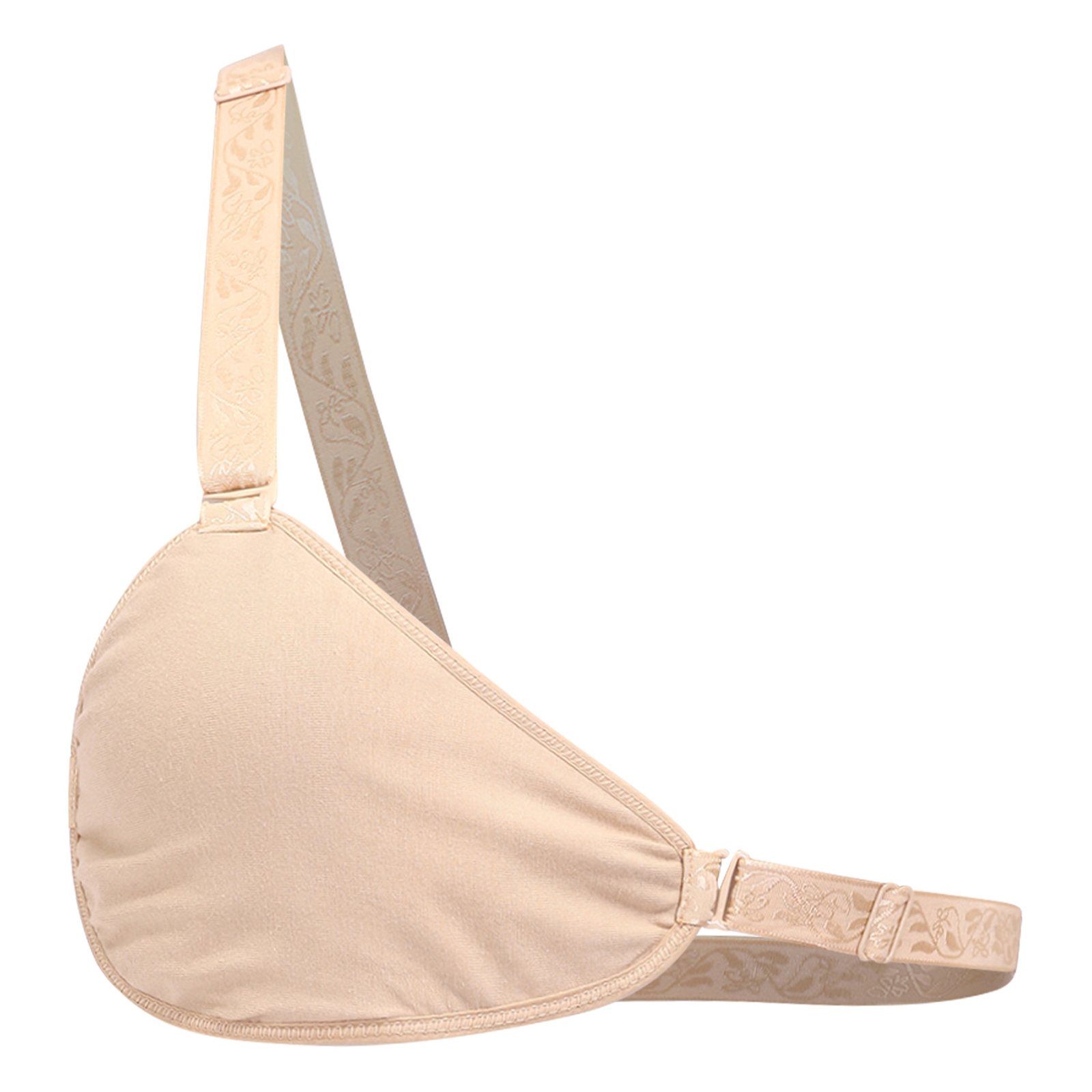 Mastectomy Bra Pocket - 女性用ランジェリー乳房切除後シングルカップブラ乳房プロテーゼポケット調節可能なストラップフロントクロージャーシングルブレストブラトップ