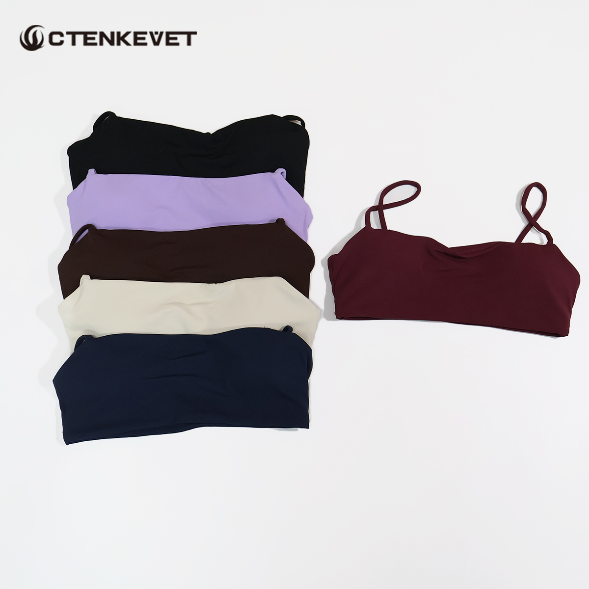 Sports Bra Racerback - Ctenkevet 新しい夏用速乾ヨガブラ、女性用フィットネスプッシュアップブラ、女性用アウトドアスポーツ下着、女性用ジムクロップトップ