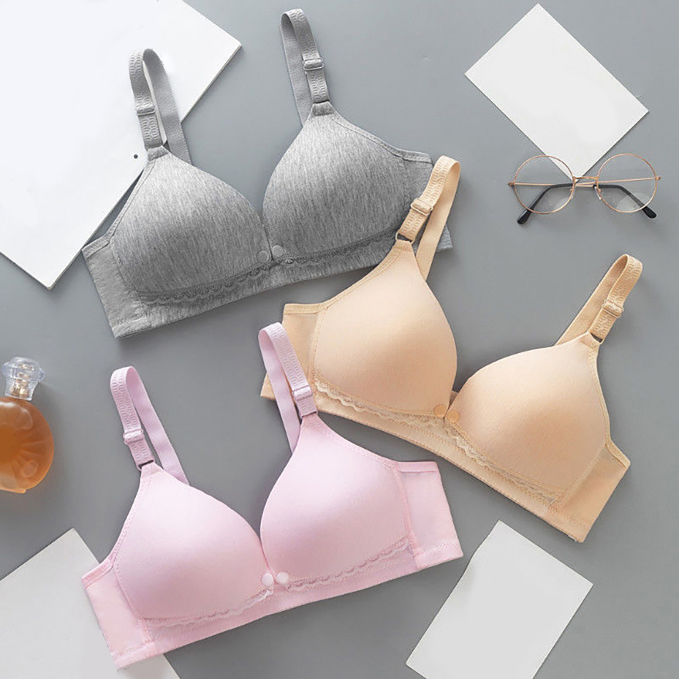 Nursing Bra Clip - マタニティ授乳用ブラジャー フロントクリップ たるみ防止サポート 通気性のあるシームレスなデザインで産後の授乳の快適さをサポート