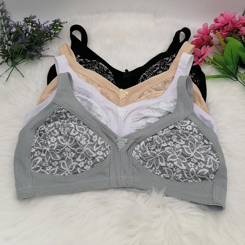 レディースブラジャー 大きいカップ C D E F G レー - Cotton Bra Everyday のレビューと価格