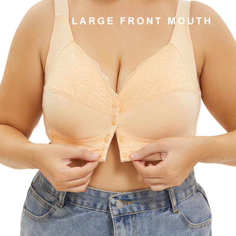 A-G カップ女性プラスサイズのブラジャーフロント閉鎖プッシ - Sheer Bra Lace のレビューと価格