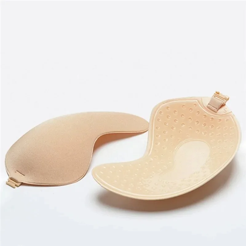 女性のための見えないプッシュアップブラ、黒の肌の色、背中の開 - Push Up Bra Silicone のレビューと価格