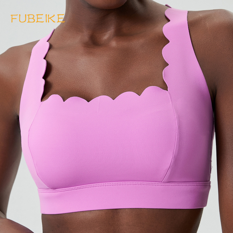 FUBEIKE スモールウェーブダブルショルダーストラップ下 - Sports Bra Racerback のレビューと価格