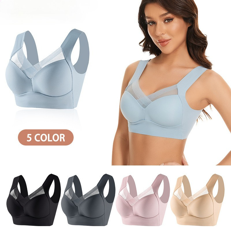 L-6XL プラスサイズ非アンダーワイヤーブラジャーセクシー - Underwire Bra Padded のレビューと価格