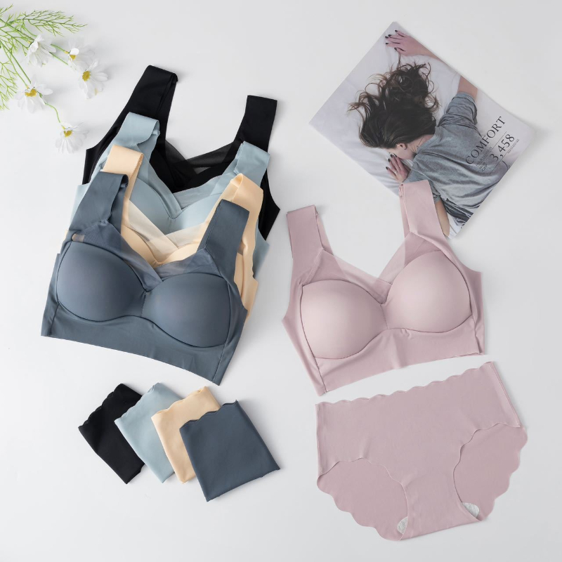 L-6XL プラスサイズ非アンダーワイヤーブラジャーセクシー - Underwire Bra Padded のレビューと価格