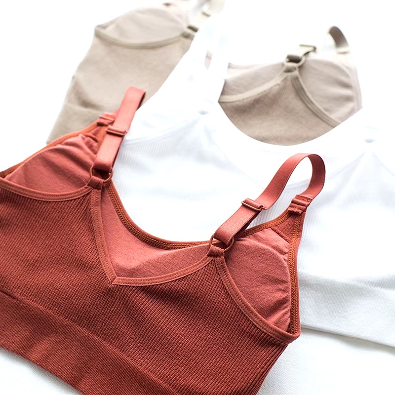 女性のためのシームレスでセクシーなブラ,フルカップ,通気性の - Sleep Bra Bralette のレビューと価格