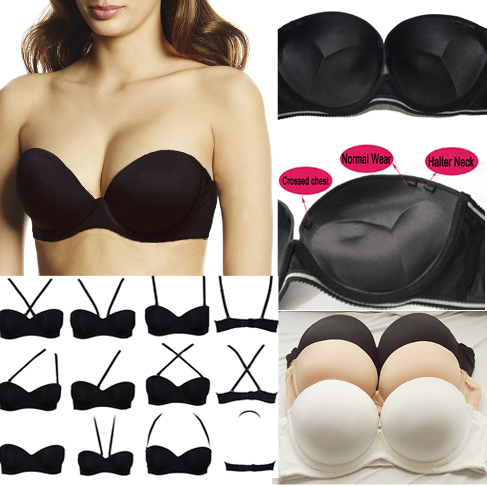 セクシーな結婚式の下着,2カップ,パッド入り,腕立て伏せ,ス - Convertible Bra Multiway のレビューと価格