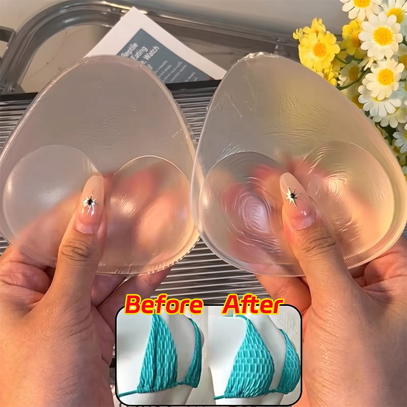 1組のエレガントなシリコンブラインサート - 目に見えない再 - Push Up Bra Silicone のレビューと価格