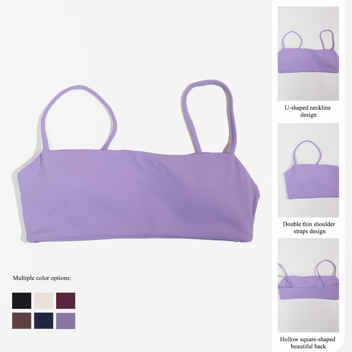 Ctenkevet 新しい夏用速乾ヨガブラ、女性用フィットネ - Sports Bra Racerback のレビューと価格
