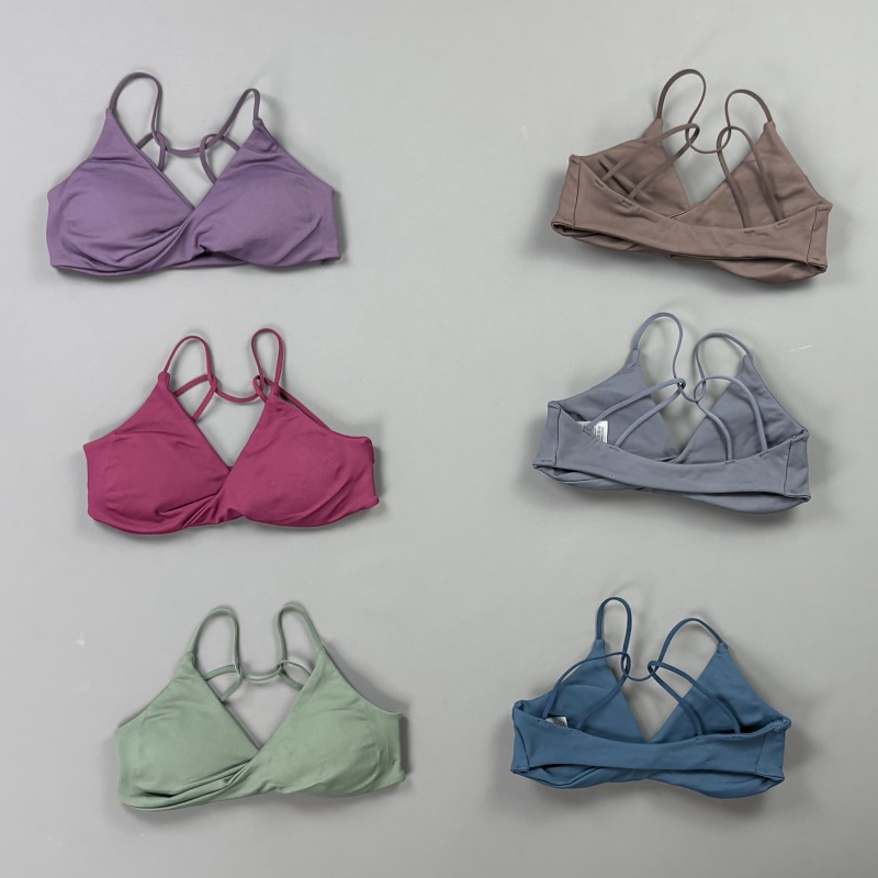 ビジョンウィメンズスポーツブラ Vネックツイストフロント細ス - Sports Bra Racerback のレビューと価格