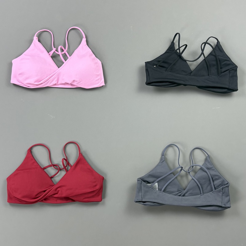 ビジョンウィメンズスポーツブラ Vネックツイストフロント細ス - Sports Bra Racerback のレビューと価格