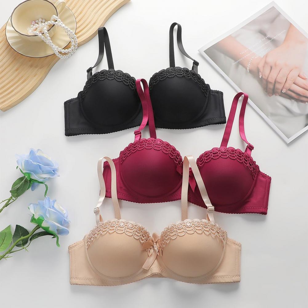 ナイロンブラ レースブラレット 女性用 セクシー デミ ノン - Demi Bra Balconette のレビューと価格
