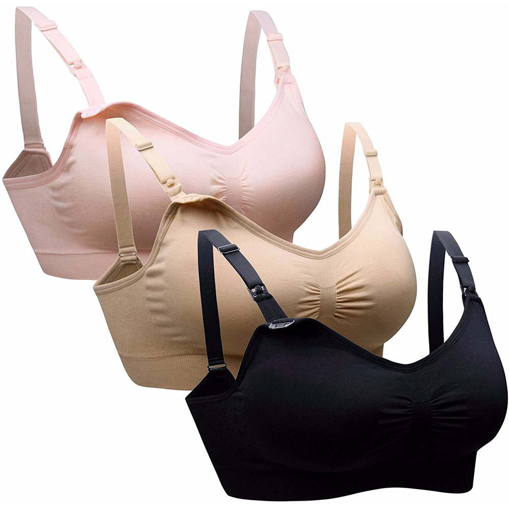 レディースマタニティ授乳ブラジャー母親のシームレスなクリップ - Sleep Bra Bralette のレビューと価格