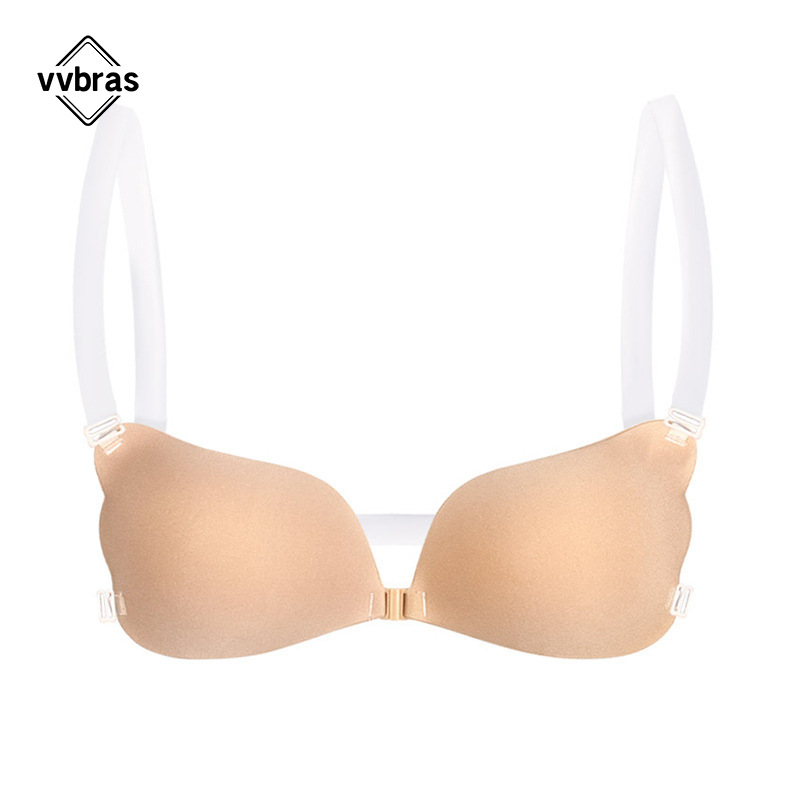 乳首カバー 目に見えないブラジャー プッシュアップ シリコン - Backless Bra Sticky のレビューと価格