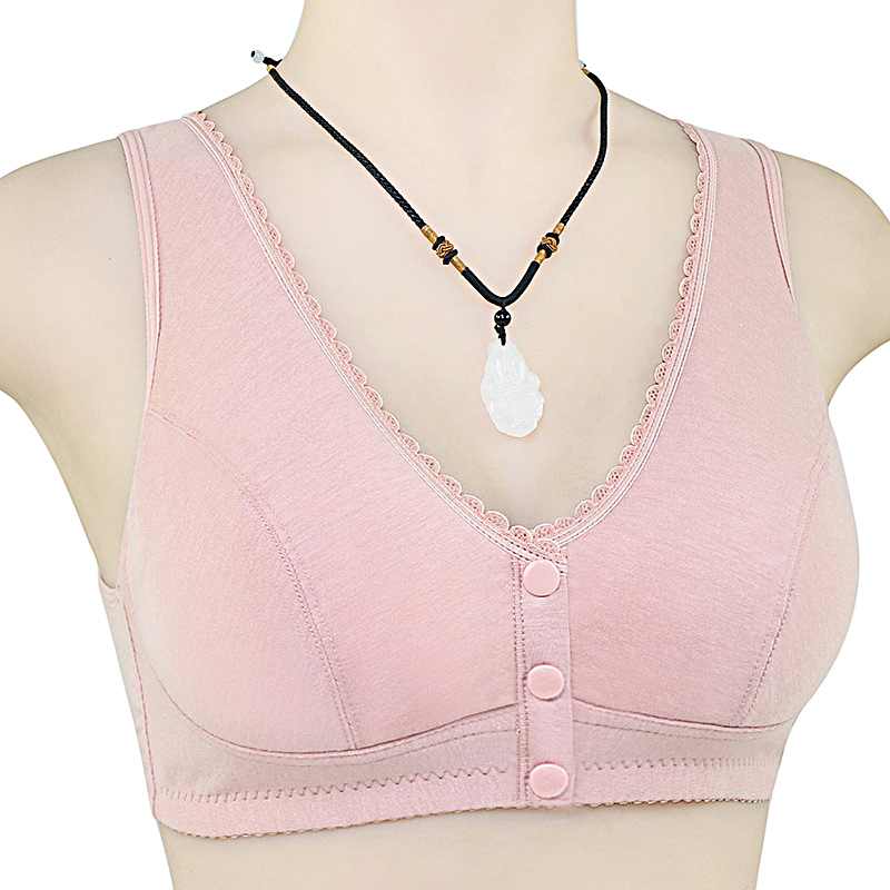 快適な綿のブラジャー女性のためのワイヤレスブラジャーレースフ - Cotton Bra Everyday のレビューと価格