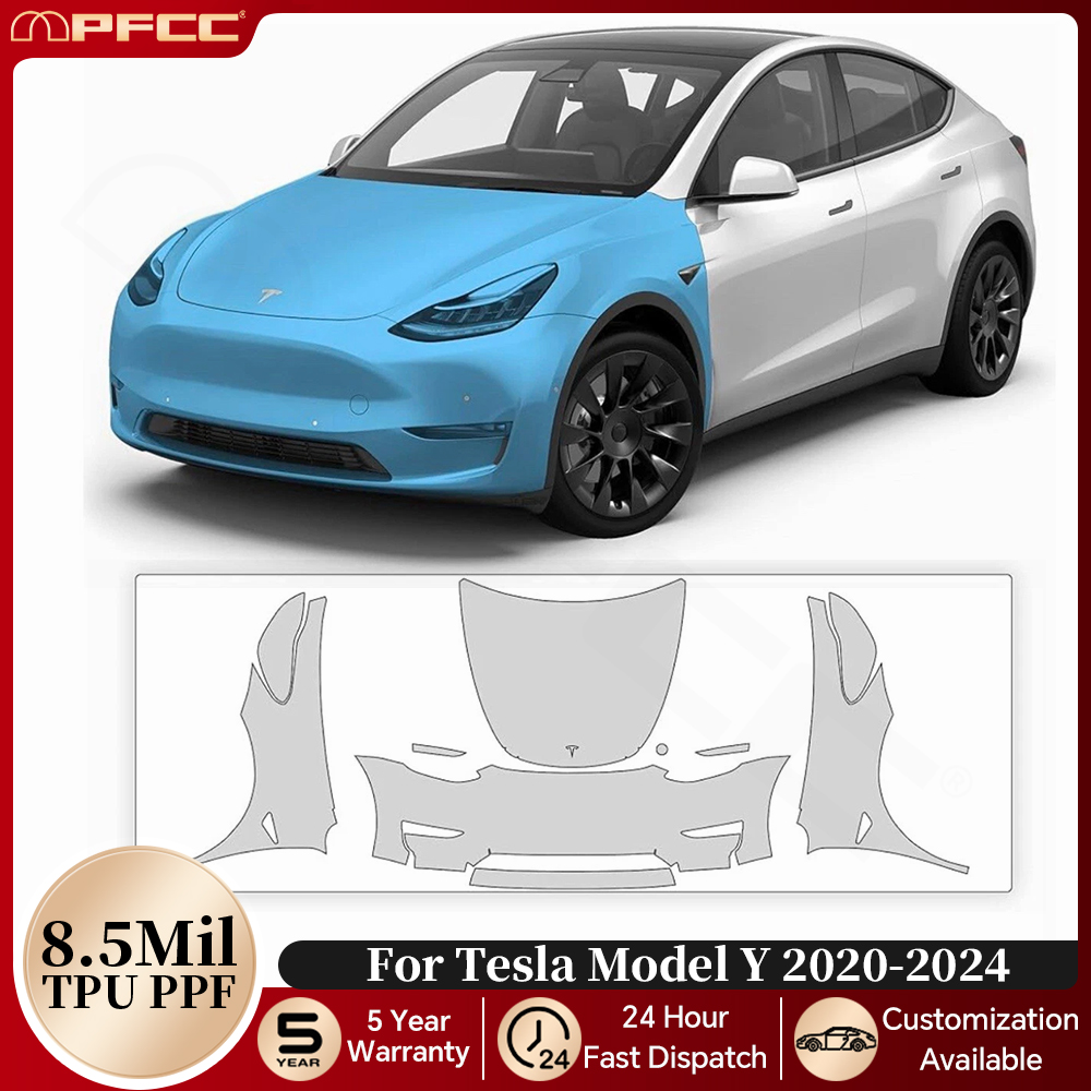 テスラ モデルY 2020-2024用 カット済みPPF 9 - Full Coverage Bra のレビューと価格
